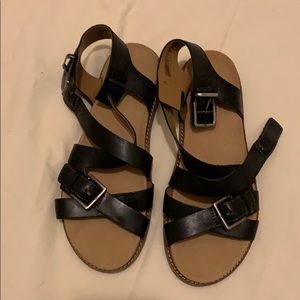 Clarks Artisan Black Sandal